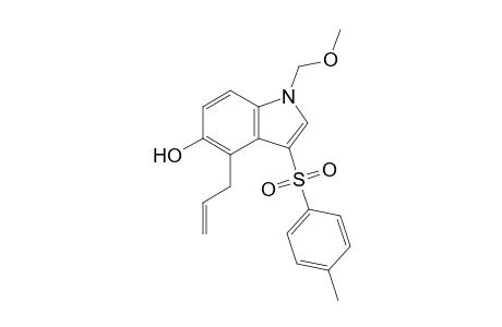 4-Allyl-1-(methoxymethyl)-3-(4-toluenesulfonyl)-1H-indol-5-ol
