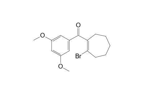 (2-bromocyclohept-1-enyl)(3,5-dimethoxyphenyl)methanone