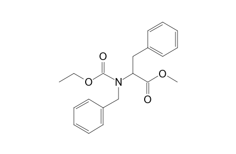 2-[benzyl(carbethoxy)amino]-3-phenyl-propionic acid methyl ester