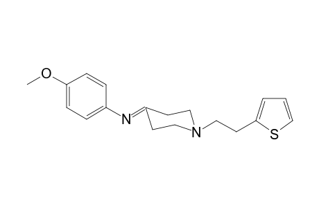 N-(4-Methoxyphenyl)-1-[(2-thiophen-2-yl)ethyl]piperidin-4-imine