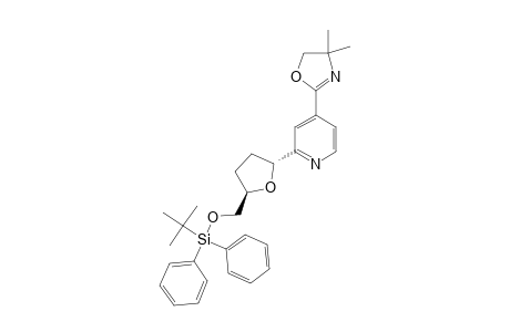 4-(4,5-DIHYDRO-4,4-DIMETHYLOXAZOLO-2-YL)-2-(5-O-[(TERT.-BUTYL)-DIPHENYLSILYL]-2,3-DIDEOXY-ALPHA-D-RIBOFURANOSYL)-PYRIDINE