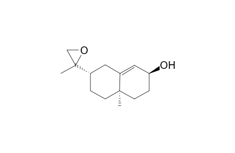 7.alpha-(1,2-epoxy-1-methylethyl)-2.beta.-hydroxy-4a.beta.-methyl-2,3,4,4a,5,6,7,8-octahydronaphthalene