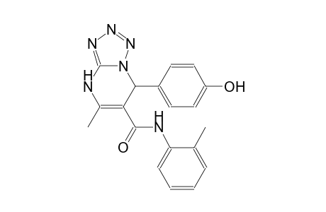 tetrazolo[1,5-a]pyrimidine-6-carboxamide, 4,7-dihydro-7-(4-hydroxyphenyl)-5-methyl-N-(2-methylphenyl)-