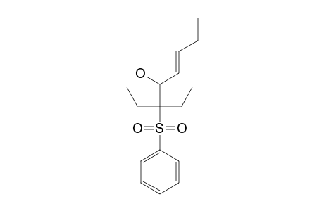 (E)-3-ETHYL-3-(PHENYL-SULFONYL)-OCT-5-EN-4-OL