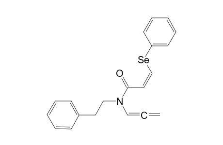 (Z)-N-Phenethyl-3-(phenylselano)-N-(propa-1,2-dienyl)acrylamide