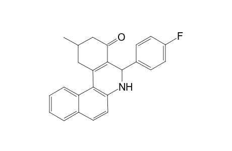 5-(4-fluorophenyl)-2-methyl-2,3,5,6-tetrahydro-1H-benzo[a]phenanthridin-4-one