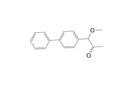 1-Methoxy-1-(4-phenylphenyl)-2-propanone