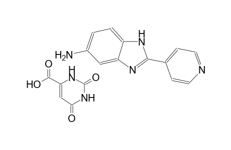 2-(pyridin-4-yl)-1H-benzo[d]imidazol-5-amine 2,6-dioxo-1,2,3,6-tetrahydropyrimidine-4-carboxylate