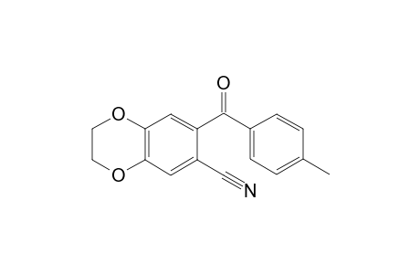 1,4-Benzodioxin-6-carbonitrile, 2,3-dihydro-7-(4-methylbenzoyl)-
