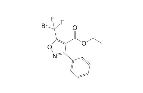 4-Ethoxycarbonyl-3-phenyl-5-(bromodifluoromethyl)isoxazole