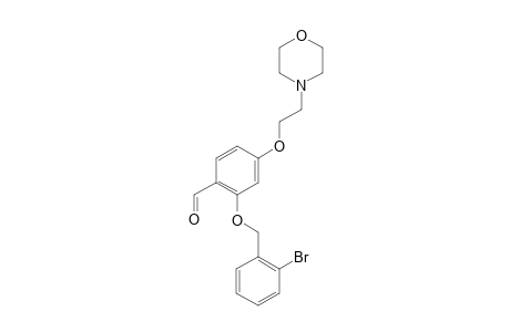 2-(2-bromobenzyloxy)-4-(2-morpholin-4-yl-ethoxy)benzaldehyde