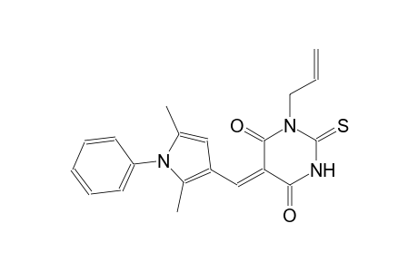 (5Z)-1-allyl-5-[(2,5-dimethyl-1-phenyl-1H-pyrrol-3-yl)methylene]-2-thioxodihydro-4,6(1H,5H)-pyrimidinedione