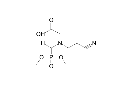 N-2-CYANOETHYL-N-(O,O-DIMETHYLPHOSPHONYLMETHYL)GLYCINE