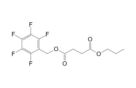 Succinic acid, pentafluorobenzyl propyl ester