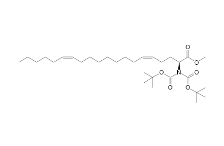 Methyl (2S)(5Z,14Z)-2-{N-[(tert-butyloxy)carbonyl]-N-[(tert-butyloxy)carbonyl]amino}icosa-5,14-dienoate