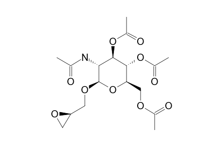(2'S)-2',3'-EPOXYPROPYL-3,4,6-TRI-O-ACETYL-2-ACETYLAMINO-2-DEOXY-BETA-D-GLUCOSIDE