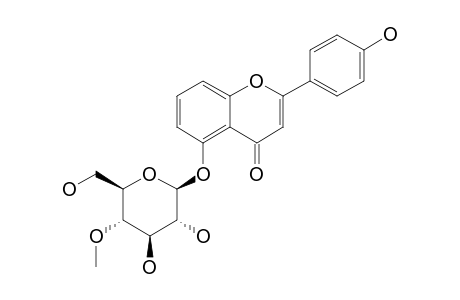 4'-HYDROXY-FLAVONE-5-O-BETA-D-4-O-METHYL-GLUCOPYRANOSIDE