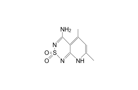 4-Amino-5,7-dimethyl-pyrido(2,3-C)(1,2,6)thiadiazine 2,2-dioxide
