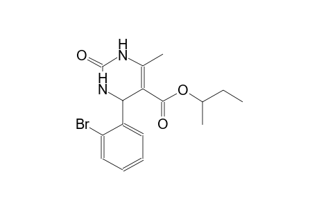 5-pyrimidinecarboxylic acid, 4-(2-bromophenyl)-1,2,3,4-tetrahydro-6-methyl-2-oxo-, 1-methylpropyl ester
