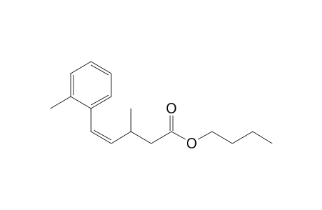 Butyl (Z)-3-methyl-5-(2'-methylphenyl)-4-pentenoate