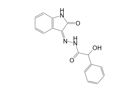 2-hydroxy-N'-[(3Z)-2-oxo-1,2-dihydro-3H-indol-3-ylidene]-2-phenylacetohydrazide