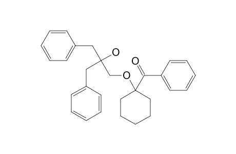 2-(2'-BENZYL-2'-HYDROXY-3'-PHENYLPROP-1'-OXY)-5,5-PENTAMETHYLENE-1-PHENYL-1-ETHANONE