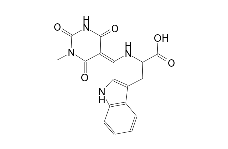 N-[(E)-(1-methyl-2,4,6-trioxotetrahydro-5(2H)-pyrimidinylidene)methyl]tryptophan