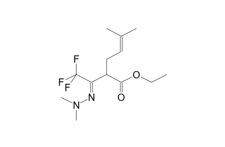 ETHYL 2-DIMETHYLALLYLTRIFLUOROACETYLACETATE, N',N'-DIMETHYLHYDRAZONE