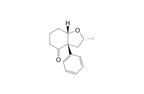 (2R(*),3aR(*),7aS(*))-Hexahydro-2-methyl-3a-phenyl-4(2H)-benzofuranone