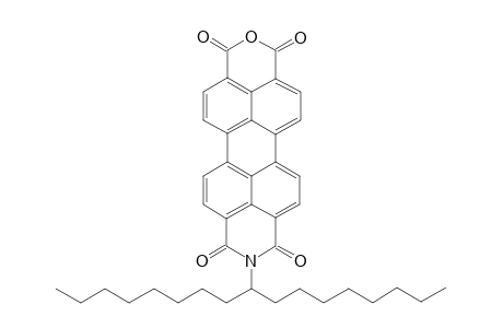 N-(1-Octylnonyl)perylene-3,4,9,10-tetracarboxylic acid - 3,4-anhydride - 9,10-imide