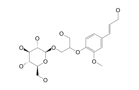 3-HYDROXY-2-[4-[(1E)-3-HYDROXYPROP-1-EN-1-YL]-2-METHOXYPHENOXY]-PROPYL-BETA-D-GLUCOPYRANOSIDE