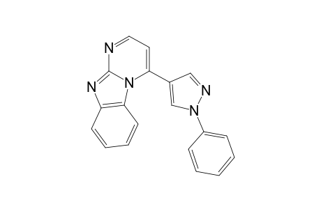 4-(1-Phenyl-1H-pyrazol-4-yl)benzo[4,5]imidazo[1,2-a]pyrimidine