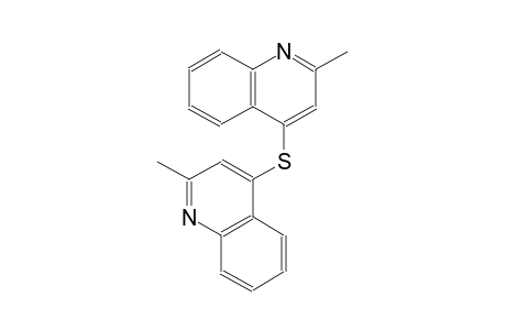 Quinoline, 2-methyl-4-[(2-methyl-4-quinolinyl)thio]-