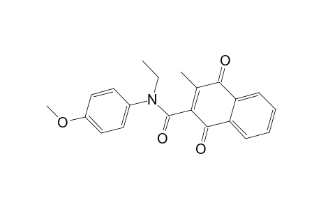 N-Ethyl-N-(4-methoxyphenyl)-3-methyl-1,4-dioxo-1,4-dihydro-2-naphthalenecarboxamide