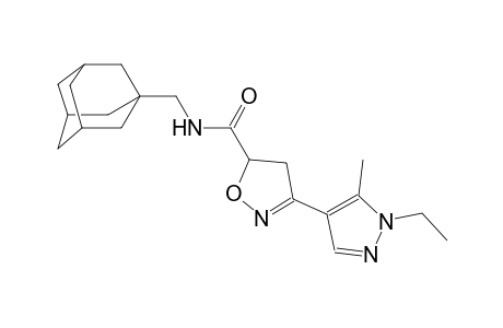 5-isoxazolecarboxamide, 3-(1-ethyl-5-methyl-1H-pyrazol-4-yl)-4,5-dihydro-N-(tricyclo[3.3.1.1~3,7~]dec-1-ylmethyl)-