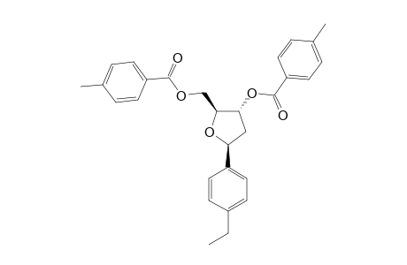 1,2-DIDEOXY-1-BETA-(4-ETHYLPHENYL)-3,5-DI-O-(4-TOLUOYL)-D-RIBOFURANOSIDE