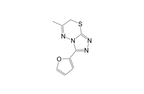 3-(2-furyl)-6-methyl-7H-[1,2,4]triazolo[3,4-b][1,3,4]thiadiazine