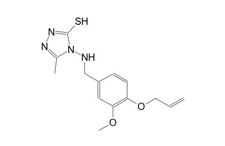 4H-1,2,4-triazole-3-thiol, 4-[[[3-methoxy-4-(2-propenyloxy)phenyl]methyl]amino]-5-methyl-