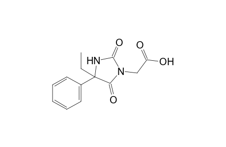 2,5-dioxo-4-ethyl-4-phenyl-1-imidazolidineacetic acid