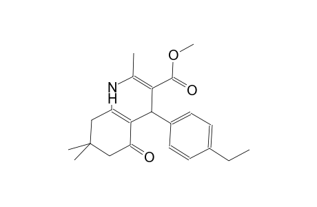 methyl 4-(4-ethylphenyl)-2,7,7-trimethyl-5-oxo-1,4,5,6,7,8-hexahydro-3-quinolinecarboxylate