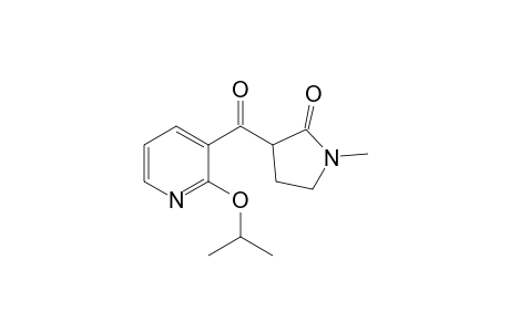 3-[(2-Isopropoxy-3-pyridinyl)carbonyl]-1-methyl-2-pyrrolidinone