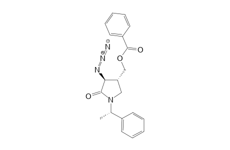 (3S,4R,1'S)-3-Azido-4-benzoyloxymethyl-1-(1'-phenylethyl)pyrrolidin-2-one