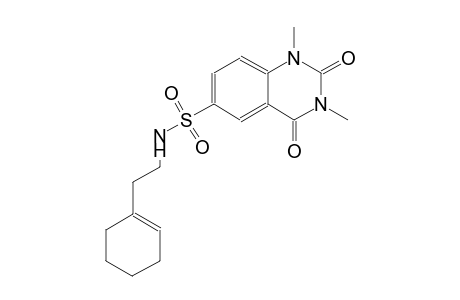 N-[2-(1-cyclohexen-1-yl)ethyl]-1,3-dimethyl-2,4-dioxo-1,2,3,4-tetrahydro-6-quinazolinesulfonamide