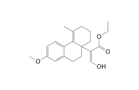 8a(6H)-Phenanthreneacetic acid, 7,8,9,10-tetrahydro-.alpha.-(hydroxymethylene)-2-methoxy-5-methyl-, ethyl ester