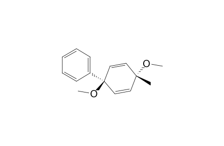 cis-3-Methyl-3,6-dimethoxy-6-phenylcyclohexa-1,4-diene
