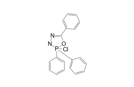 2-CHLORO-2,2,5-TRIPHENYL-1,3,4,2(LAMBDA-5)-OXADIAZAPHOSPHOLINE