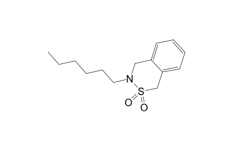 3-Hexyl-3,4-dihydro-1H-2,3-benzothiazine 2,2-dioxide