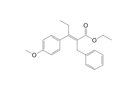 (E)-Ethyl 2-benzyl-3-(4'-methoxyphenyl)pent-2-enoate