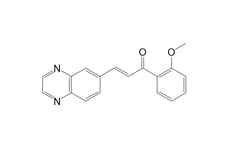 (2E)-1-(2'-METHOXYPHENYL)-3-(QUINOXALIN-6-YL)-2-PROPEN-1-ONE