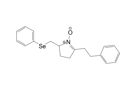 3,4-Dihydro-5-phenethyl-2-[(phenylseleno)methyl]-2H-pyrrole 1-oxide